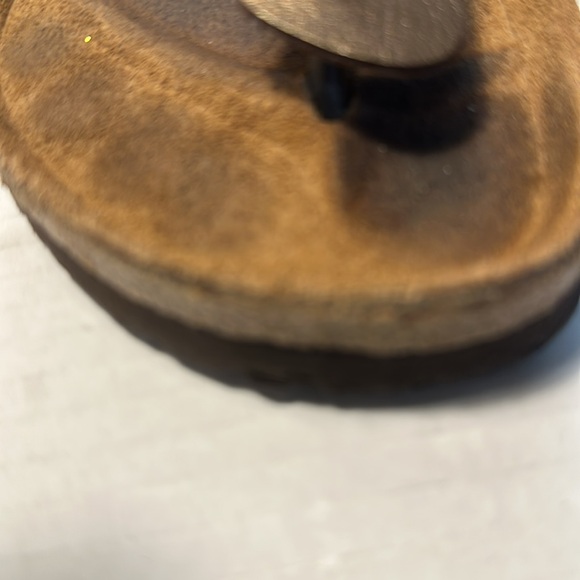 Birkenstock Sparta bronze metallic leather 38 regular sandals - Picture 4 of 11